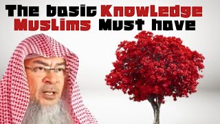 What is the basic fundamental knowledge of Islam every Muslim must know  assim al hakeem [upl. by Colline]