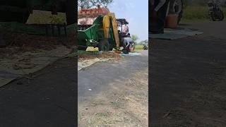 Soyabin harvesting rode side mahindra 605 shorts short youtubeshorts mahindra ytshorts [upl. by Wey87]