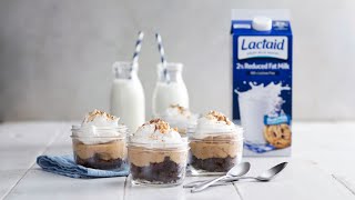 Lactose Free Peanut Butter Pudding amp Brownie Parfait Recipe  LACTAID® [upl. by Eiramanit]