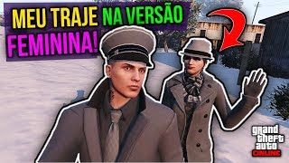 PRIMEIRO TRAJE FEMININO DO CANAL ESTREANDO SEGUNDO PERSONAGEM GTA Online [upl. by Nanfa207]