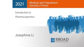 MPG Primer Introduction to Pharmacogenetics 2021 [upl. by Hagan846]