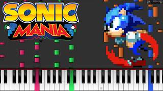 Metallic Madness Zone Act 1  Sonic Mania Piano Tutorial [upl. by Elraet965]