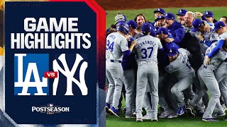 Dodgers vs Yankees World Series Game 5 Highlights 103024  MLB Highlights [upl. by Valora]