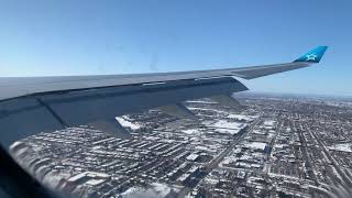 Air Transat A330300 Landing Montreal Trudeau Airport [upl. by Feinberg]