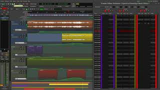 Tracker in Ardour Song demo blend of audio and midi tracks [upl. by Luben]