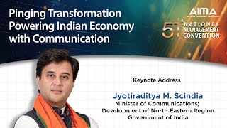 Pinging Transformation with Jyotiraditya M Scindia Minister of Communications [upl. by Aynod]