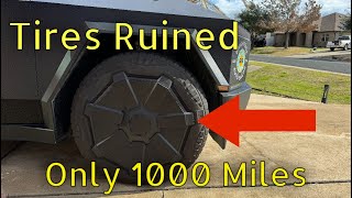 CyberTruck Tire Defects after 1000 Miles [upl. by Xavler]