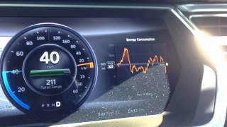 Tesla Model S motor induction sound through AM radio [upl. by Krigsman]