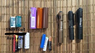 3 Streamlight Microstream Flashlights and some Flashlight Technology Talk by Shortcut Reviews [upl. by Elvia]