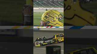 Layne Riggs and Cam Waters get HEATED 🤯 truckseries nascaronfox [upl. by Ahsinned]