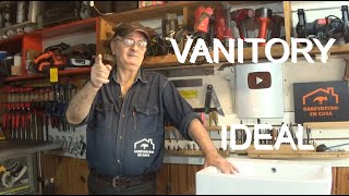 COMO HACER TU PROPIO VANITORY I RECICLANDO  BATHROOM VANITY  Parte 1 Por Juan Carlos Aquila [upl. by Daas]