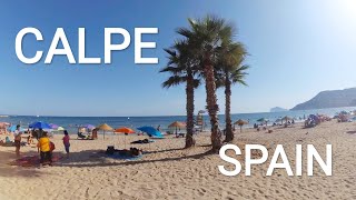 CALPE  SPAIN  Promenade of Calpe  Bars and Restaurants  4K Ultra HD [upl. by Ysak107]