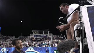 Félix AugerAliassime vs Jack Draper  FAA loses on controversial mishit ruling on match point [upl. by Jonina]