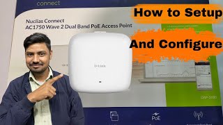 dlink ac1750 dap 2680 wave dual band setup and configure Step by Step In Hindi [upl. by Ecienal]