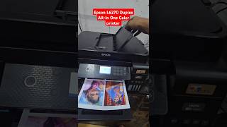 Epson L6270 Duplex Allin One Color printer Speed Test print printersupport [upl. by Nonarb552]