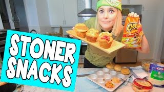 420 STONER SNACKS  Grace Helbig [upl. by Roosnam369]