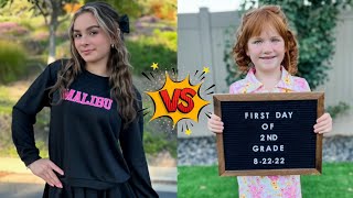 Adley McBride A For Adley Vs Giana Rose Rock Squad Lifestyle Comparison [upl. by Aiahc]