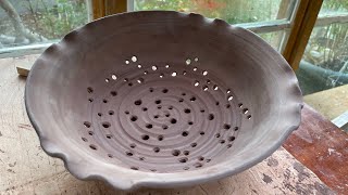 Pottery Colander [upl. by Ayn121]