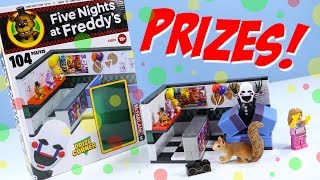 Five Nights at Freddys 2 Fnaf Prize Corner with The Puppet McFarlane Construction Sets [upl. by Lauree351]