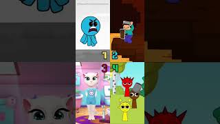 shield 🛡 or helmet ⛑ Animation Meme mytalkingangela2 sprunki incredibox memes shorts​ [upl. by Ahsai288]