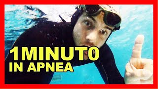 APNEA 1 minuto  Come trattenere il respiro GIANNI BARBERINO [upl. by Llewol]