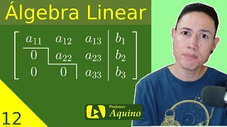 Escalonamento de Matrizes — Método de Gauss  12 Álgebra Linear [upl. by Erised]