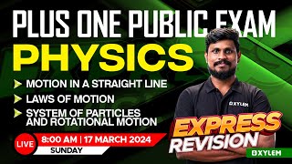 Plus One Physics  Public Exam  Express Revision  Xylem Plus One [upl. by Grantland]