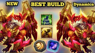 NEW BEST BUILD DYNAMICA CASTLE CLASH👍  Dynamica Castle Clash [upl. by Garbers]