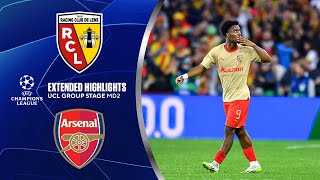 Lens vs Arsenal Extended Highlights  UCL Group Stage MD 2  CBS Sports Golazo [upl. by Guillermo]