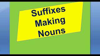 Morphology Lesson 1 Suffixes and Prefixes [upl. by Nevs]