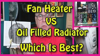 Fan Heater vs Oil Filled RadiatorWhich Is Best [upl. by Eleda]