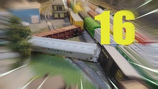 HO Derailments and Fails 16 [upl. by Zobias]