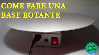 Creare una base rotante con pezzi di riciclo [upl. by Kallman]