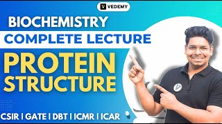 Protein Structure  Biochemistry  By Virendra Singh  CSIR  GATE  DBT  ICMR  CUET  IIT JAM [upl. by Hatti]