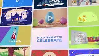 Animated Greeting Cards  How to create animated greeting cards online [upl. by Gore474]