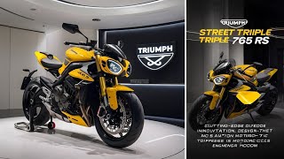 2025 Triumph Street Triple 765 RS Performance Design and Tech Breakdown [upl. by Ssac920]