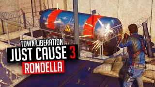 Just Cause 3 Town Rondella Liberation [upl. by Eigna]