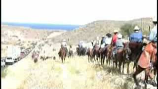 SEGUNDA CABALGATA SAN LUCAS  SANTA ROSALIA BAJA CALIFORNIA SUR 2008 [upl. by Doownel]