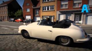 Good old times Porsche 356 police car original Rijkspolitie [upl. by Sven338]