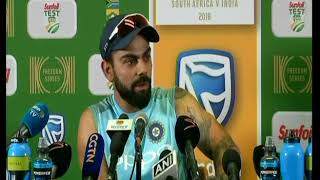 When Virat Kohli got angry on Journalist in PC after losing Centurian Test [upl. by Pihc830]