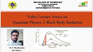 Lecture video series part 2 Black body radiation [upl. by Nellir]