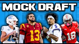 2024 NFL Mock Draft Post Free Agency WITH TRADES [upl. by Ssidnak582]