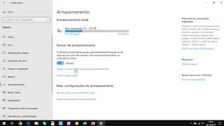 Limpar arquivos temporários automáticamente  Windows 10 [upl. by Cissiee]