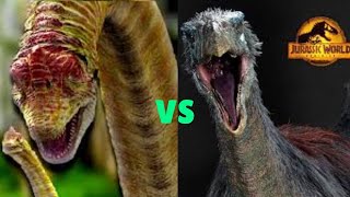 BRACHIOSAURUS VS THERIZINOSAURUS DINO BATTLE [upl. by Annawd]