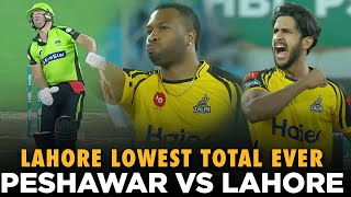 Lahore Lowest Total Ever  Lahore vs Peshawar  Highlights  HBLPSL  MG2L [upl. by Beck]