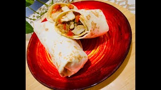 Chicken Fajita Wrap [upl. by Fesoj512]