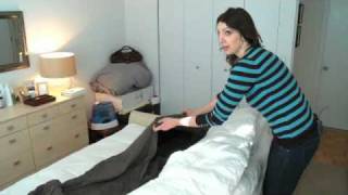 How to Quickly Put on a Duvet Cover  Womans Day Magazine [upl. by Childers]