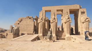 The Ramesseum temple Luxor Egypt [upl. by Neirol]