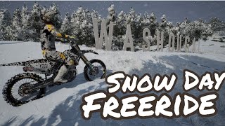 Snow Day at Washougal MX vs ATV Legends [upl. by Val342]