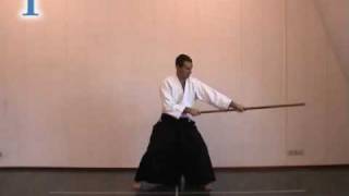 Aikido instruction 13 jo kata [upl. by Hasina]